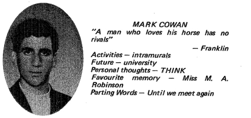Mark Cowan - then
